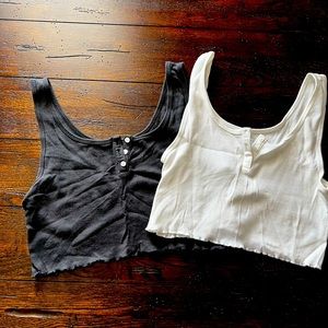 2 American Eagle Crop Tank Tops